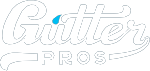 White Gutter Pros Logo